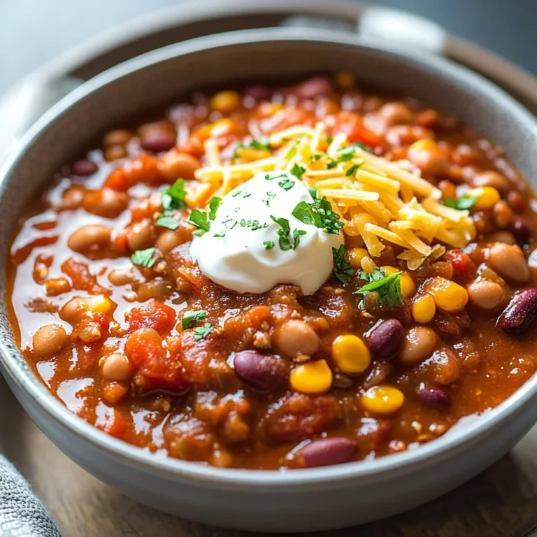 20-Minute Vegetarian Chili Recipe