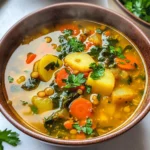 Anti-Inflammatory Veggie Soup with Turmeric