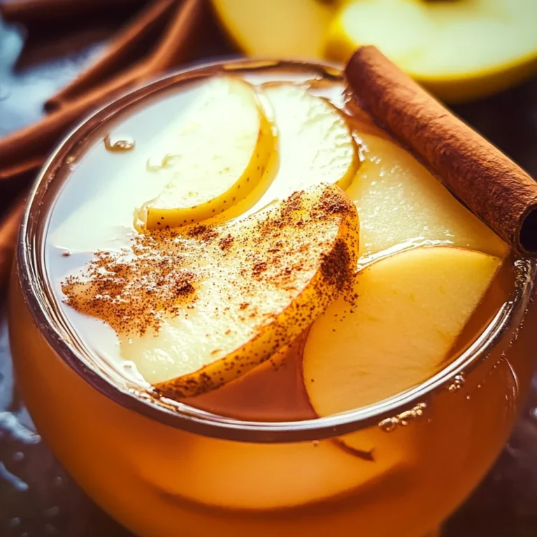 Apple Cinnamon Tea with Ginger