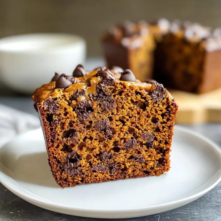 Banana Chocolate Chip Pumpkin Bread
