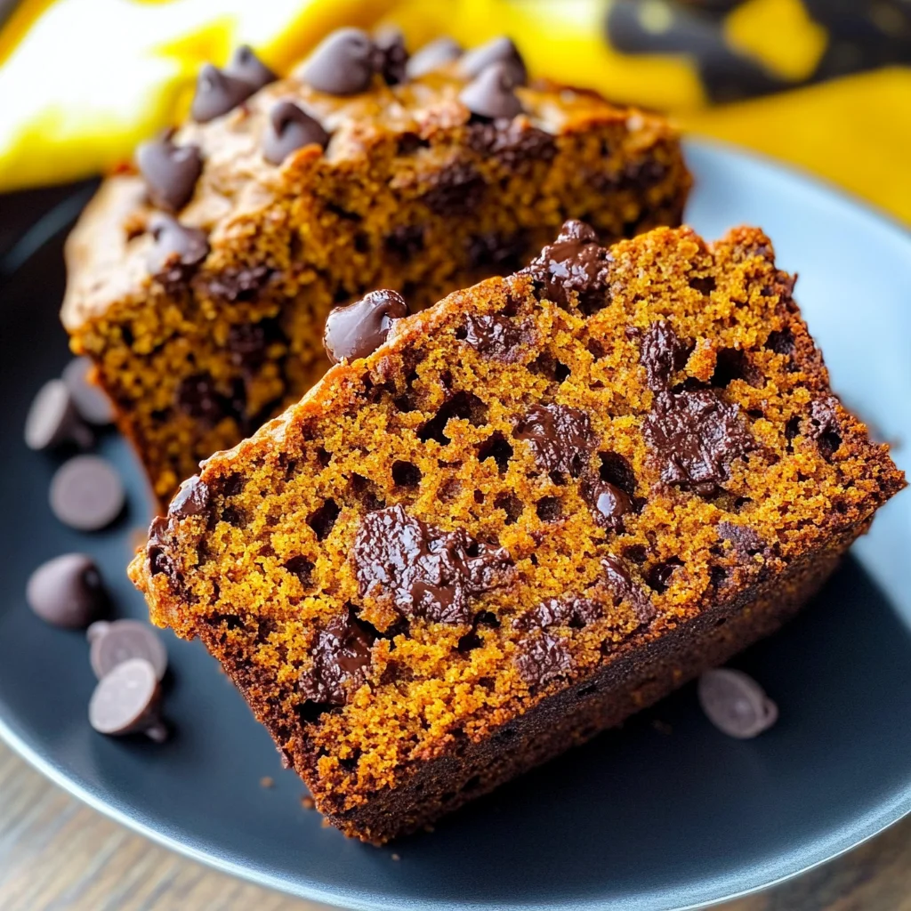 Best Chocolate Chip Pumpkin Bread