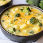 Broccoli Potato Cheese Soup Recipe