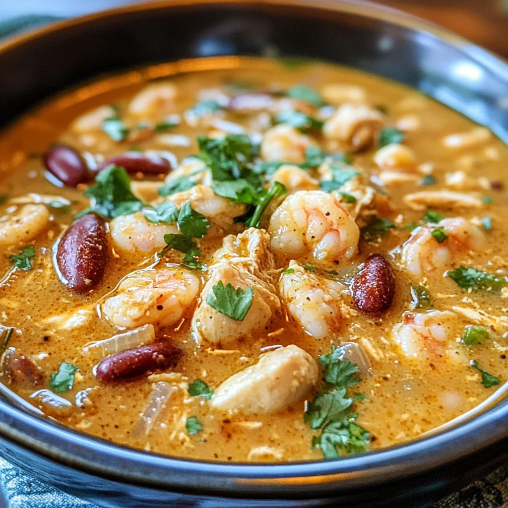 Cajun White Chicken Chili