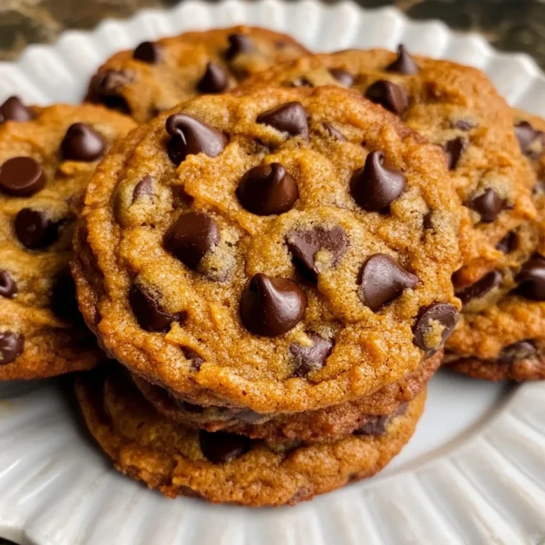Chewy Pumpkin Chocolate Chip Cookies Recipe