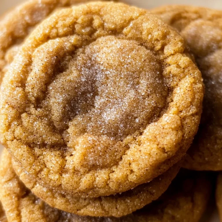 Chewy Pumpkin Snickerdoodle Cookies