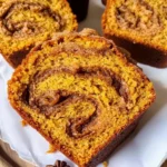 Cinnamon Swirl Pumpkin Bread Mini Loaves