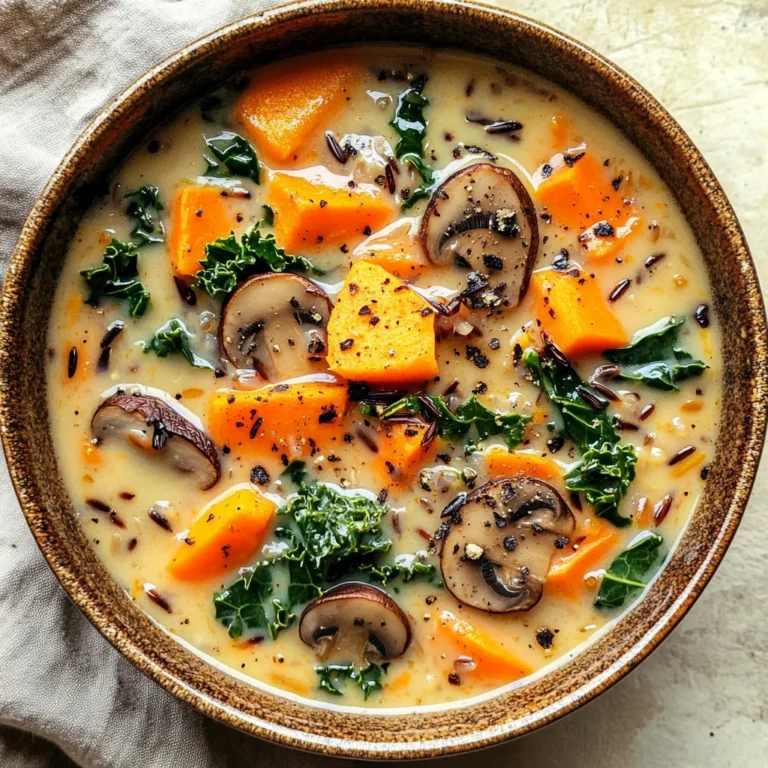 Cozy Autumn Wild Rice Soup