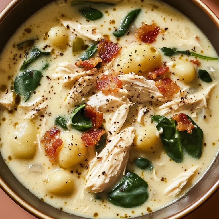 Creamy Crockpot Chicken Gnocchi Soup