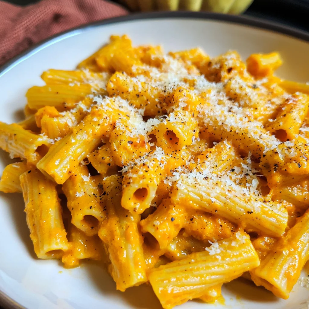 Creamy Parmesan Pumpkin Pasta