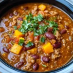 Crockpot Pumpkin Chili