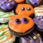 Easy Halloween Dipped Oreo Cookies Recipe