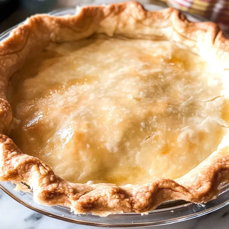 Easy Homemade Pie Crust