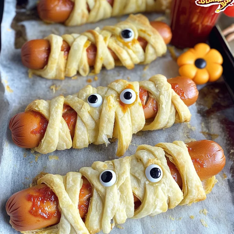Easy Mummy Hot Dogs Recipe