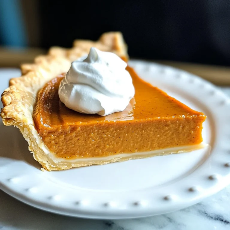 Easy Pumpkin Pie