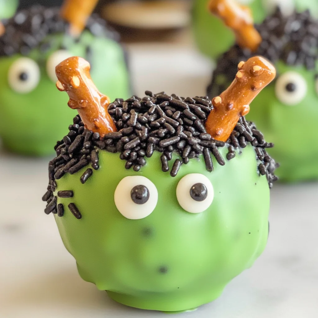 Frankenstein Oreo Balls