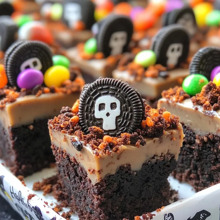 Graveyard Brownie Bites