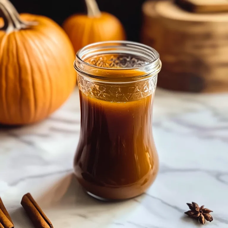 Homemade Pumpkin Spice Syrup