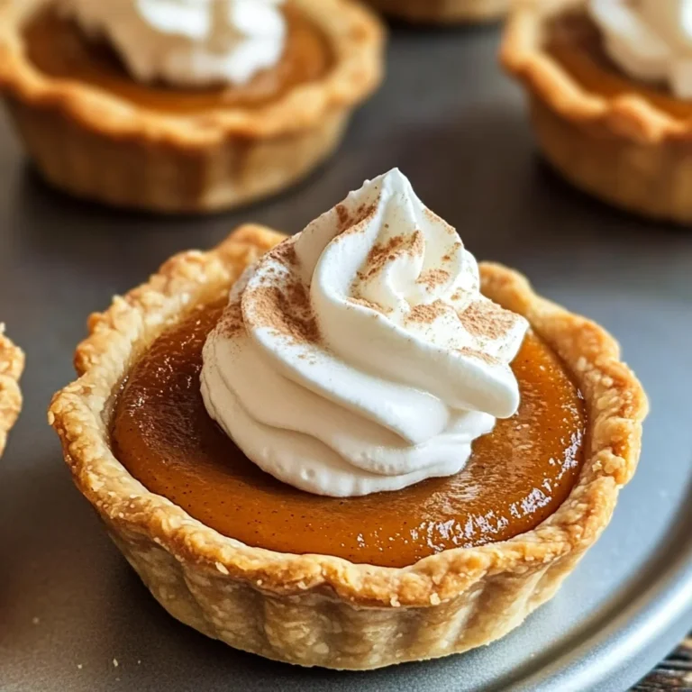 Mini Pumpkin Pies