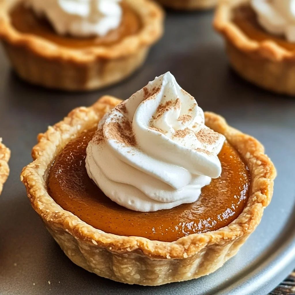 Mini Pumpkin Pies