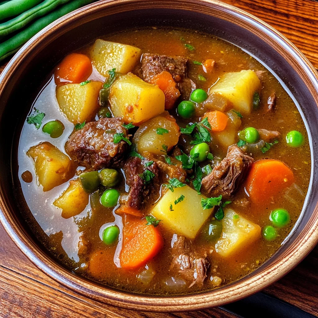 My Mom's Old-Fashioned Vegetable Beef Soup