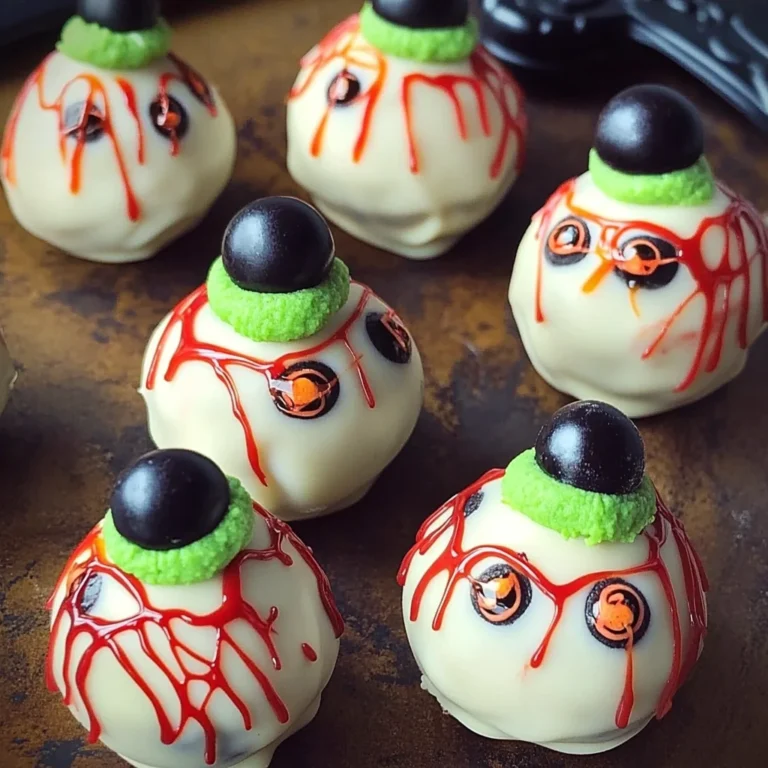 No Bake Oreo Truffle Eyeballs