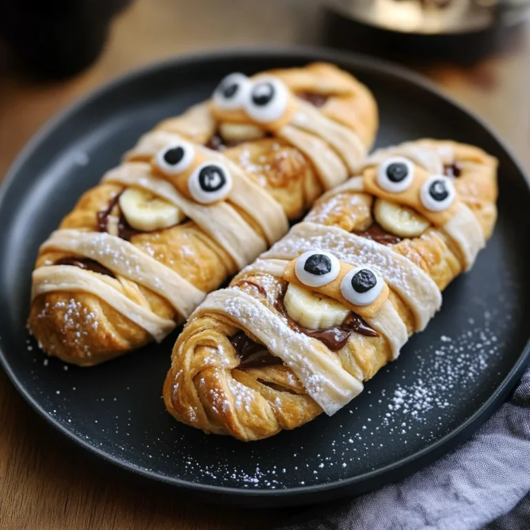 Nutella Banana Mummy Rolls