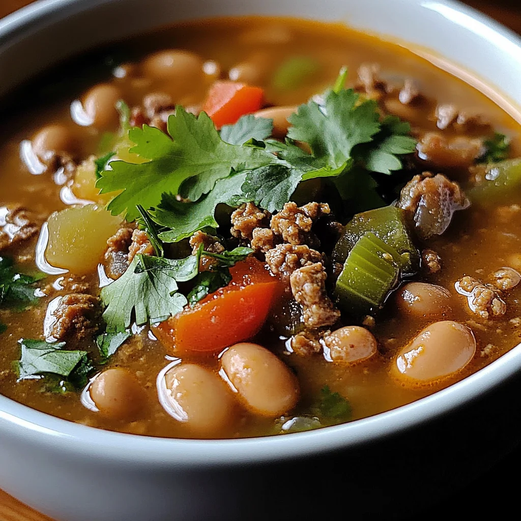 Pinto Beans Green Chile And Beef Soup