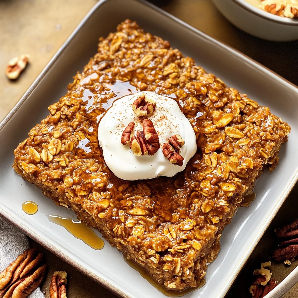 Pumpkin Baked Oatmeal