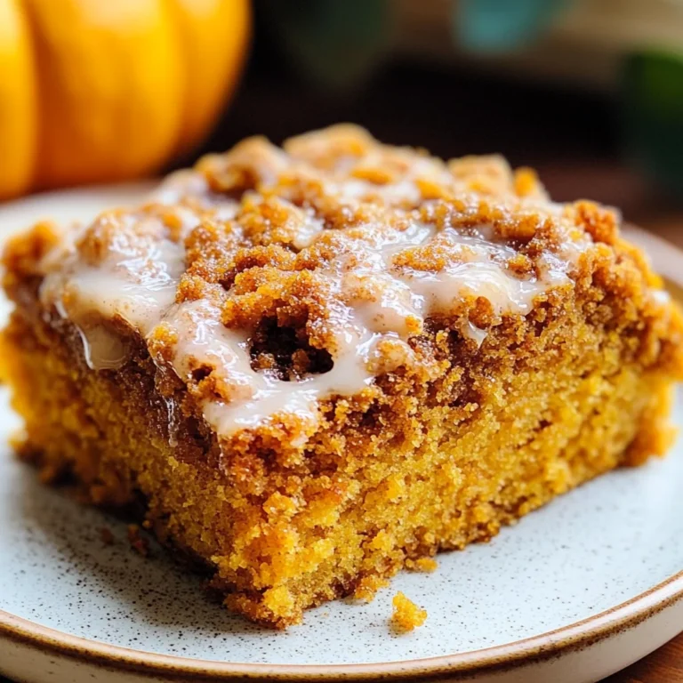 Pumpkin Coffee Cake