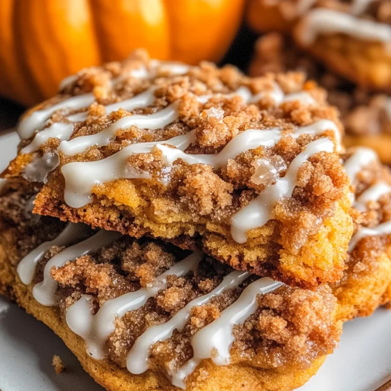 Pumpkin Coffee Cake Cookies