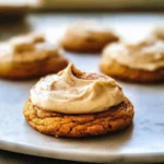 Pumpkin Cookies with Cream Cheese Frosting