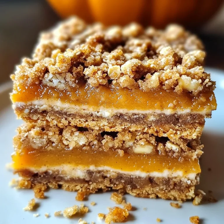 Pumpkin Pie Crumble Bars – Easy Fall Dessert Recipe