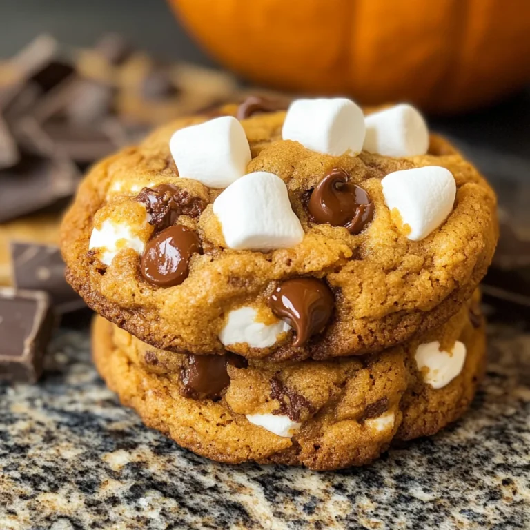 Pumpkin S'mores Cookies