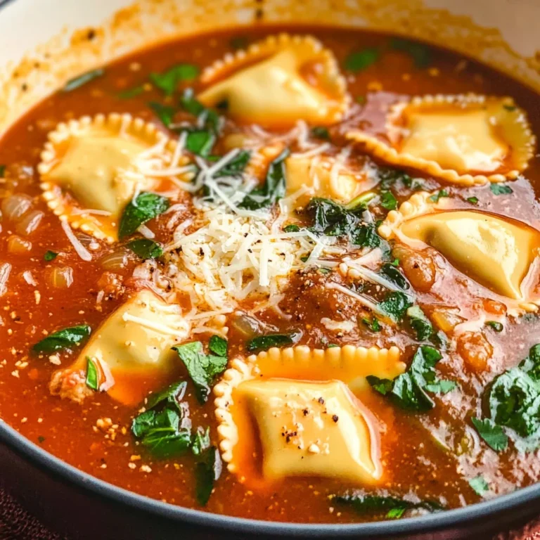 Ravioli Soup