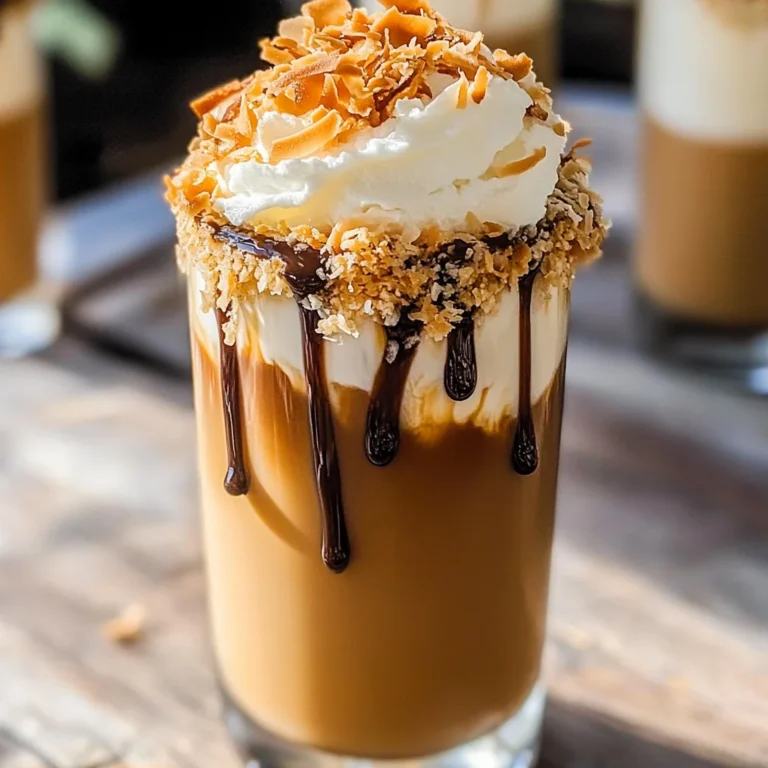 Samoas Iced Coffee