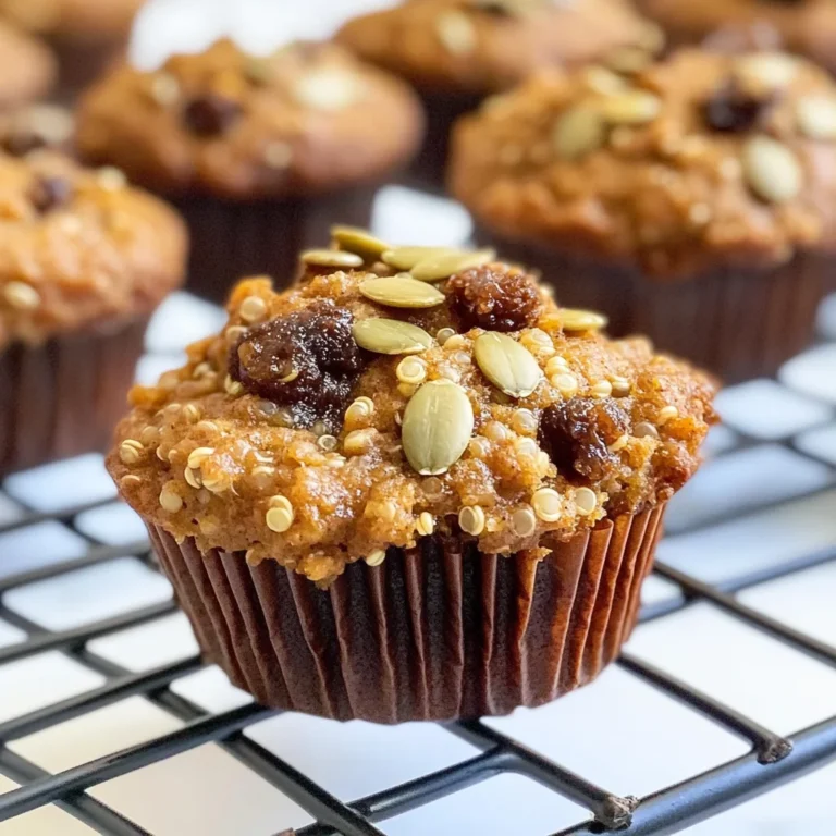 Skinny Pumpkin Quinoa Muffins
