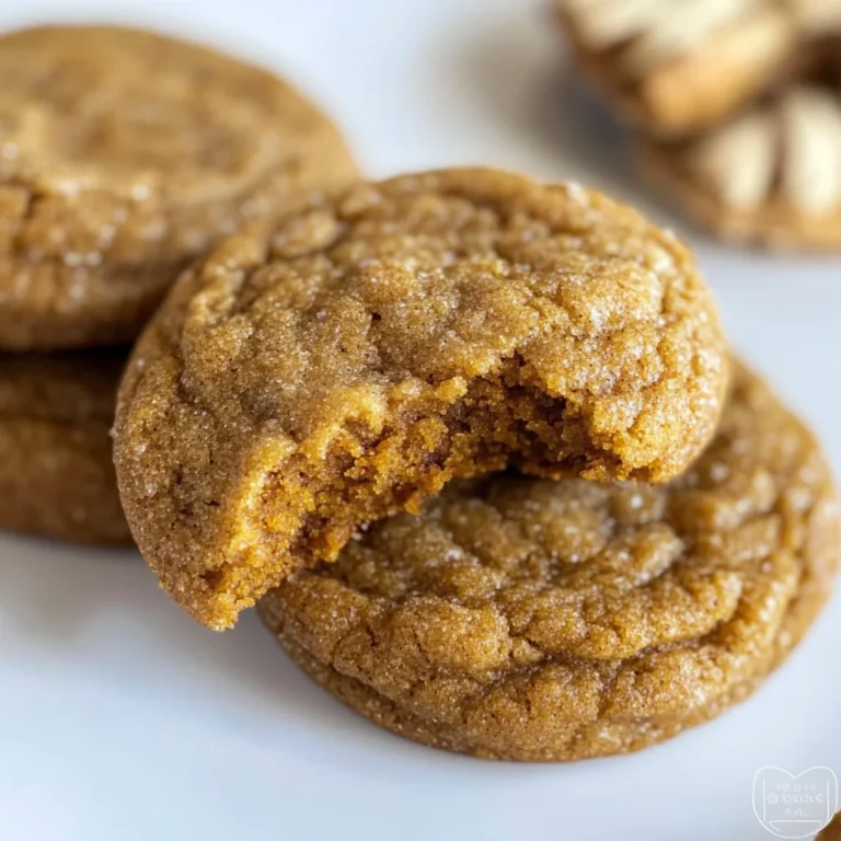 Soft and Chewy Pumpkin Molasses Cookies