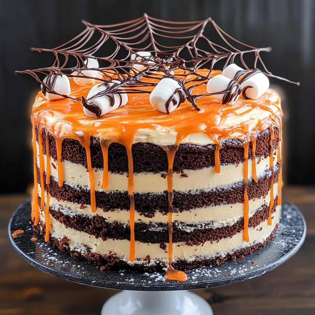 Spiderweb Cake