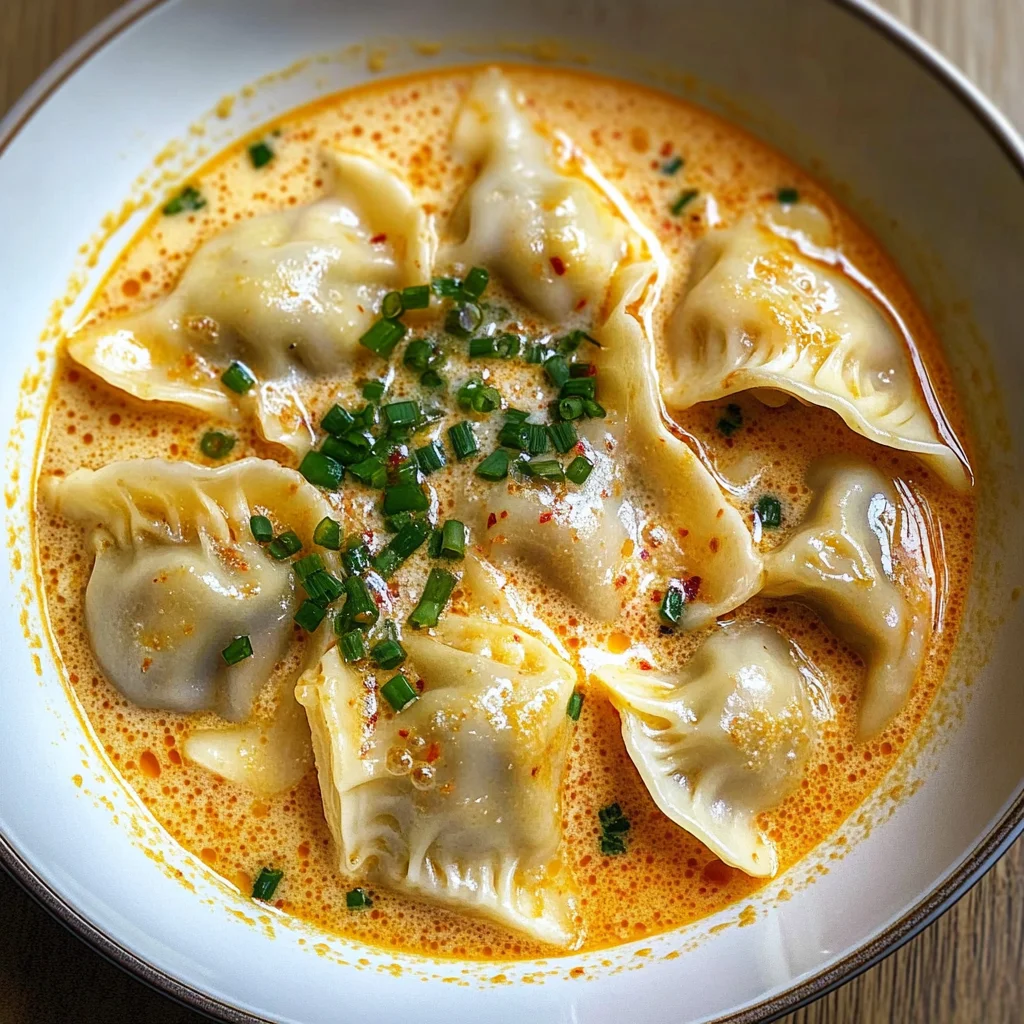 Thai Coconut Curry Dumpling Soup