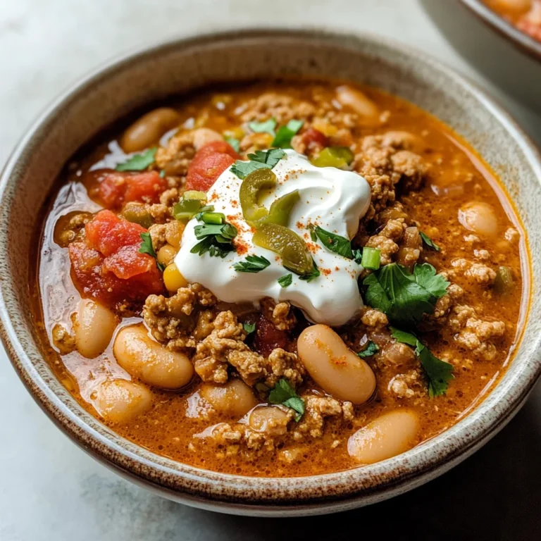 Turkey White Bean Chili