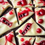 Vampire Chocolate Halloween Bark