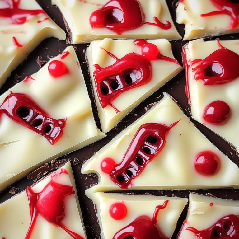 Vampire Chocolate Halloween Bark