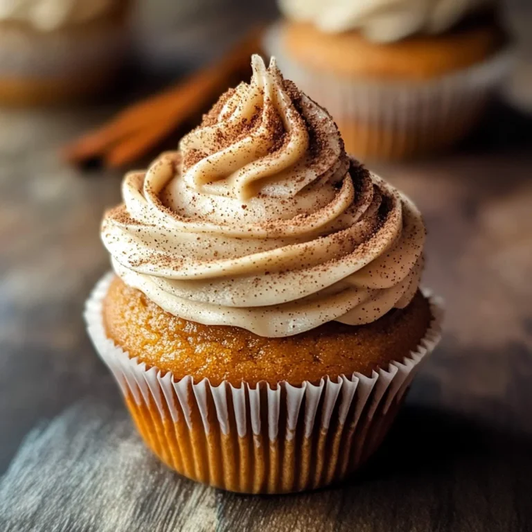 Vanilla Chai Pumpkin Latte Cupcakes with Cinnamon Brown Sugar Frosting