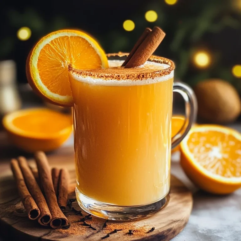 Warm Cinnamon Orange Delight Mocktail Recipe