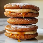 Apple Cider Whoopie Pie Cookies with Caramel