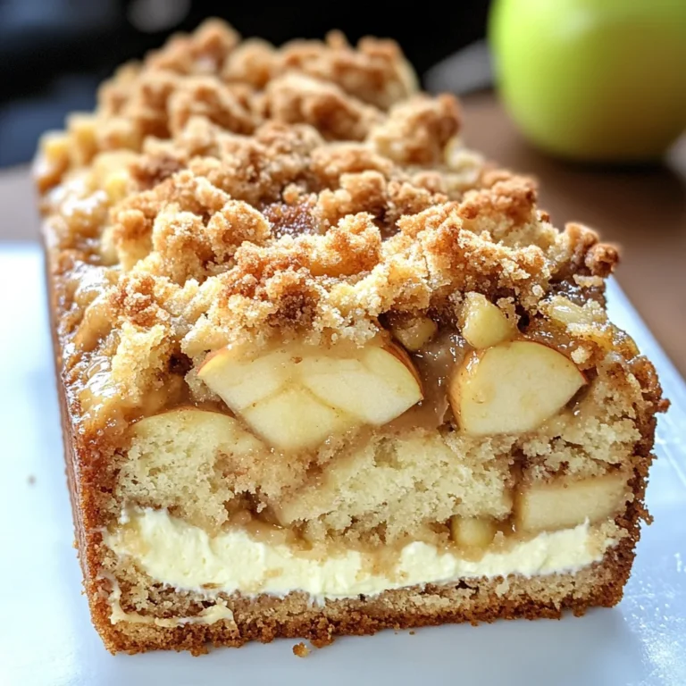 Apple Crisp Cheesecake Bread