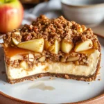 Apple Crumble Cheesecake
