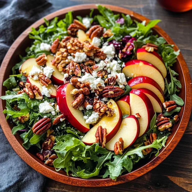 Autumn Harvest Honeycrisp Apple and Feta Salad