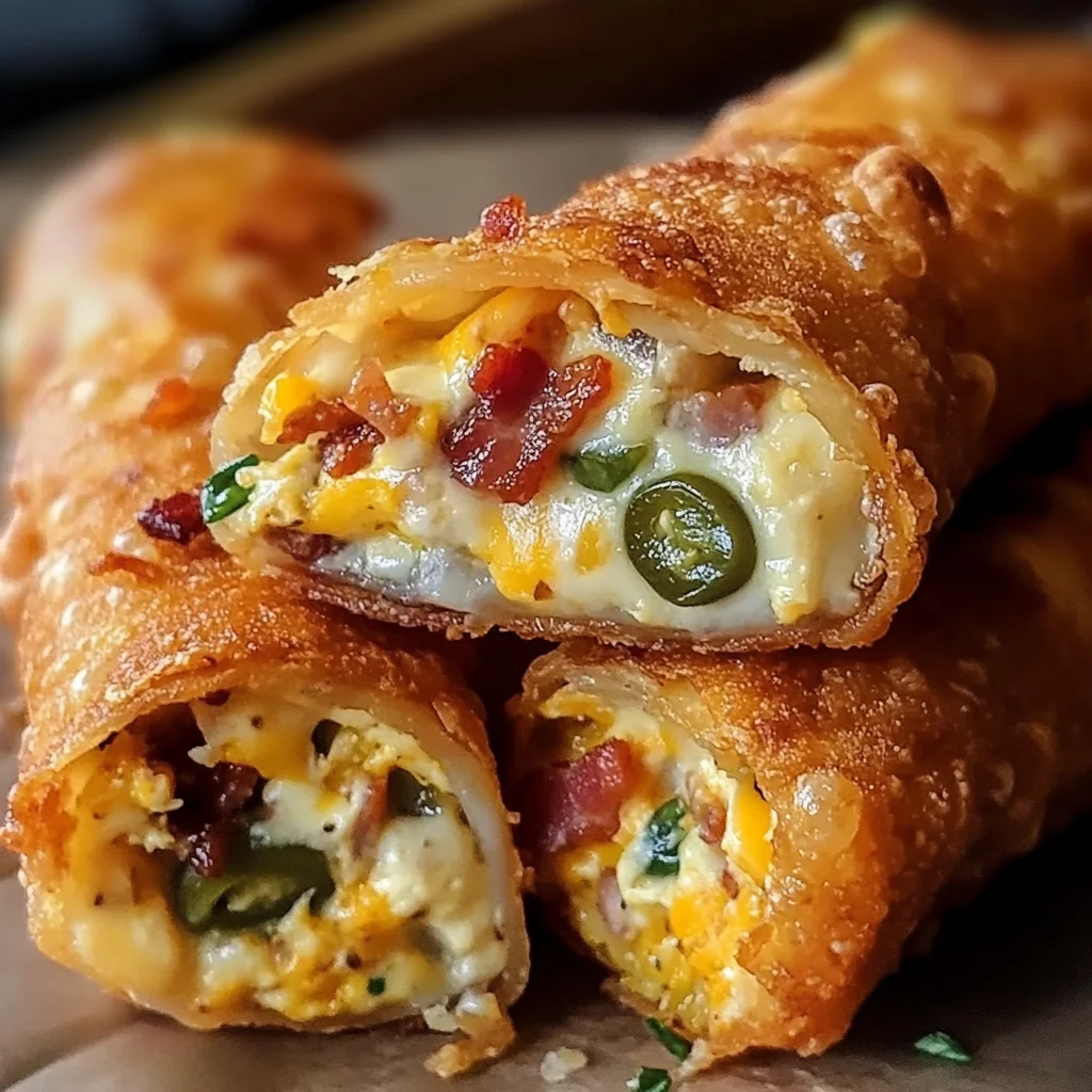 Bacon Jalapeño Eggrolls