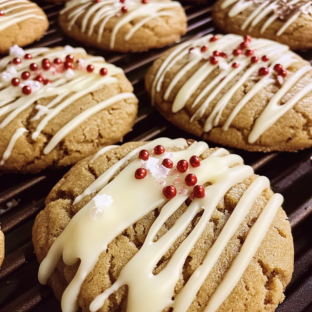 Chewy Maple Cinnamon Cookies with White Chocolate